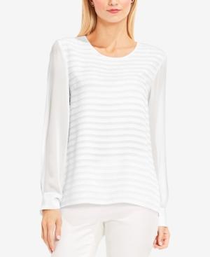 Vince Camuto Ribbon-striped Blouse