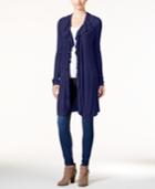 Inc International Concepts Ruffled Duster Cardigan, Created For Macy's