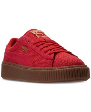 Puma Women's Basket Platform Casual Sneakers From Finish Line