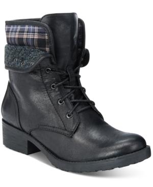 Bare Traps Olympia Lace-up Booties Women's Shoes
