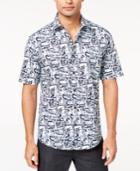 Alfani Men's Geometric-print Shirt, Created For Macy's