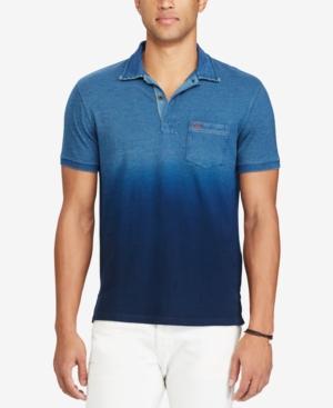 Polo Ralph Lauren Men's Custom-fit Ombre Mesh Polo Shirt