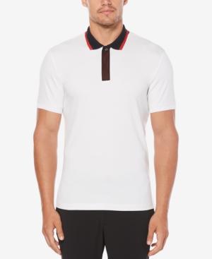 Perry Ellis Men's Contrast Collar Pima Cotton Polo