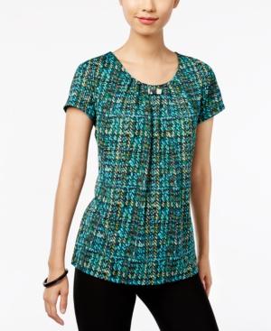 Ny Collection Printed Hardware-detail Top