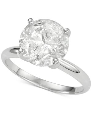 Diamond Solitaire Engagement Ring (4 Ct. T.w.) In 14k White Gold