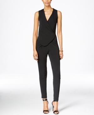 Bar Iii Sleeveless Draped Jumpsuit, Only At Macy's