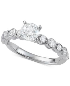 Diamond Engagement Ring (1-1/10 Ct. T.w.) In 14k White Gold