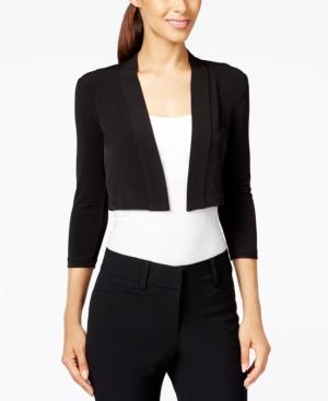 Calvin Klein Three-quarter-sleeve Bolero Cardigan