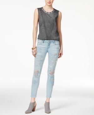 True Religion Casey Ripped Super-skinny Jeans
