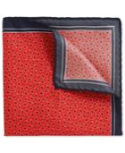 Boss Men's Patterned Italian Silk Twill Pocket Square