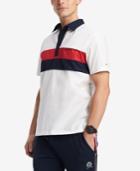 Tommy Hilfiger Men's Ethan Pieced-stripe Polo Shirt