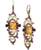 Le Vian Crazy Collection Multi-stone Earrings (12-4/5 Ct. T.w.) In 14k Gold