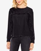 Vince Camuto Cotton Ruffled Top
