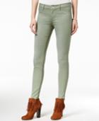 Jessica Simpson Juniors' Kiss Me Light Pastel Green Wash Super Skinny Jeans