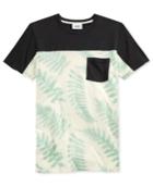 Wesc Men's Colorblocked Leaf-print T-shirt