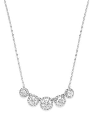 Eliot Danori Silver-tone Pave Circle Statement Necklace, Only At Macy's