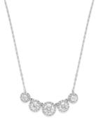 Eliot Danori Silver-tone Pave Circle Statement Necklace, Only At Macy's