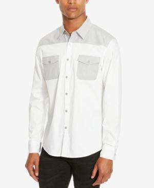 Kenneth Cole Reaction Men's Colorblocked Long-sleeve Shirt
