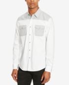 Kenneth Cole Reaction Men's Colorblocked Long-sleeve Shirt
