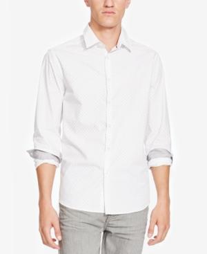 Kenneth Cole New York Men's Slim-fit Circle-print Shirt