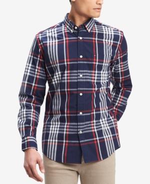Tommy Hilfiger Men's Plester Plaid Pocket Shirt
