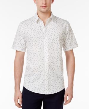 American Rag Men's Geo-print Cotton Shirt, Only At Macy's
