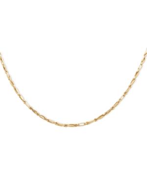 24 Baguette Chain Necklace In 14k Gold