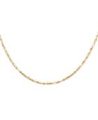 24 Baguette Chain Necklace In 14k Gold