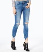 Dl1961 Farrow High Rise Skinny Ripped & Destroyed-hem Jeans