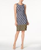 Charter Club Chain-print Shift Dress, Only At Macy's