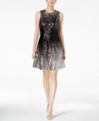 Vince Camuto Ombre Sequined Dress