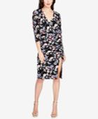Rachel Rachel Roy Printed & Ruched Dolman-sleeve Dress