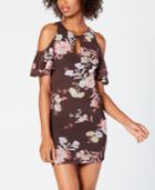 Material Girl Juniors' Cold-shoulder Bodycon Dress, Created For Macy's