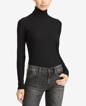 Polo Ralph Lauren Ribbed Knit Turtleneck Top