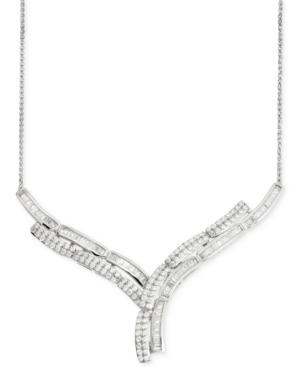 Wrapped In Love Diamond Y Necklace (2 Ct. T.w.) In 14k White Gold