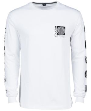 Volcom Men's Sinner Graphic-print Logo Long-sleeve T-shirt