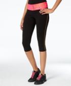 Material Girl Active Juniors' Cropped Love Printed Leggings, Only At Macy's