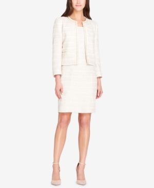 Tahari Asl Boucle Dress Suit