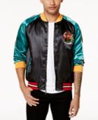 Ring Of Fire Men's Cobra Embroidered Colorblocked Jacket, Created For Macy's