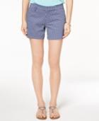 Tommy Hilfiger Gingham-print Shorts, Created For Macy's