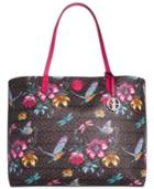 Giani Bernini Floral Signature Oversized Tote, Only At Macy's