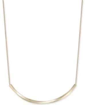 Charter Club Curved Bar Collar Necklace, 17 + 2 Extender, Created For Macy's