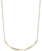 Charter Club Curved Bar Collar Necklace, 17 + 2 Extender, Created For Macy's
