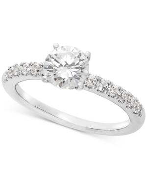Lab Grown Diamond Engagement Ring (1-1/4 Ct. T.w.) In 14k White Gold