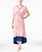 Ellen Tracy Printed High-low Caftan