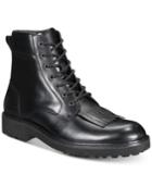 I.n.c. Men's Brix Kiltie Leather Boots, Created For Macy's Men's Shoes