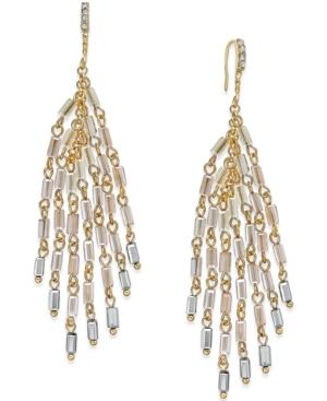 C.a.k.e. By Ali Khan Gold-tone Multi-bead Drop Earrings