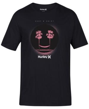 Hurley Men's Smiley Waves Graphic-print T-shirt