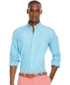 Polo Ralph Lauren Men's Men's Long Sleeve Striped Poplin Shirt