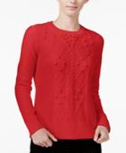 Maison Jules Textured Sweater, Only At Macy's